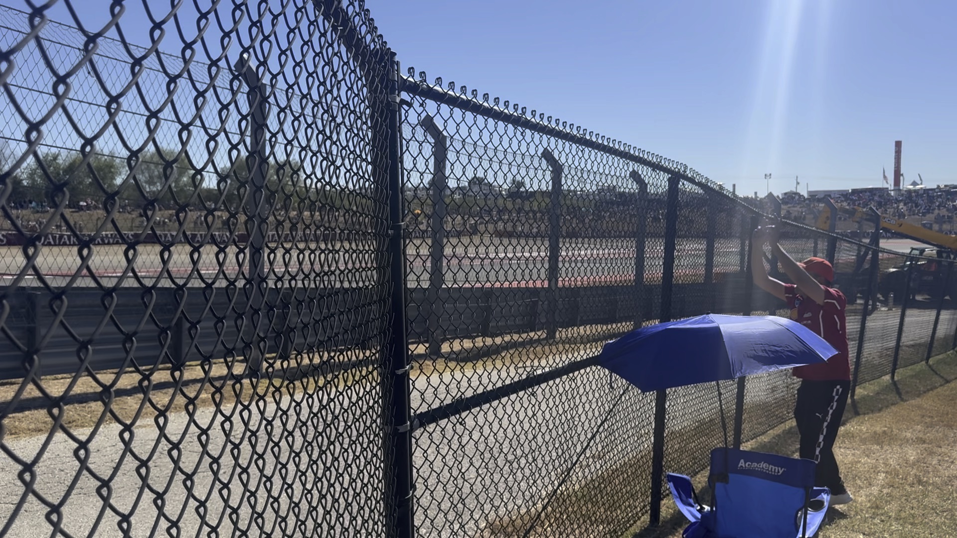 Chain link temporary fence panels on a construction site in Cape Coral